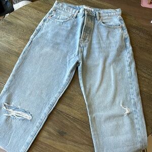 Betro Simone high waisted light wash mom jeans